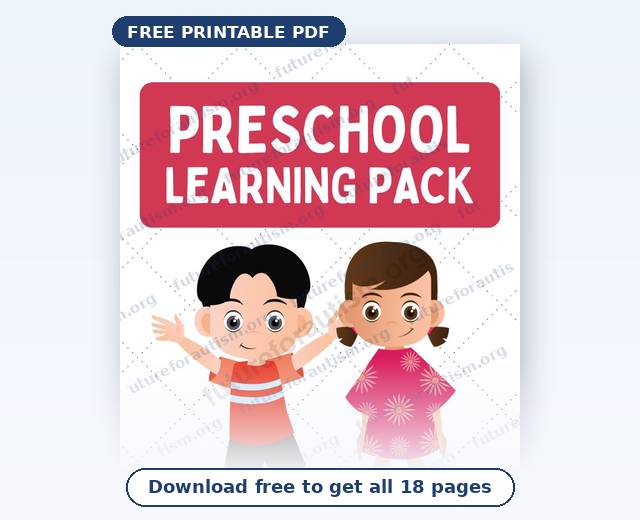Preview of the School Readiness Worksheets for Autism