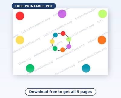 Preview of the Dot Brain Gym Worksheet PDF