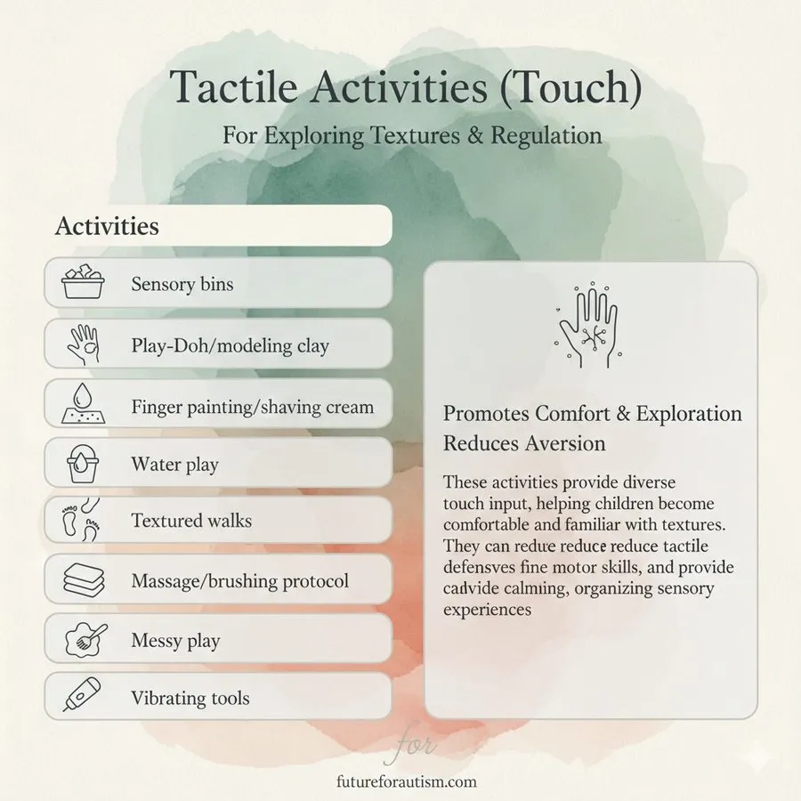 Tactile activities for touch