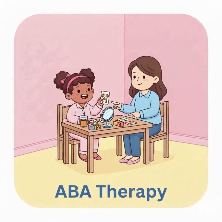 Visual schedule card: ABA Therapy