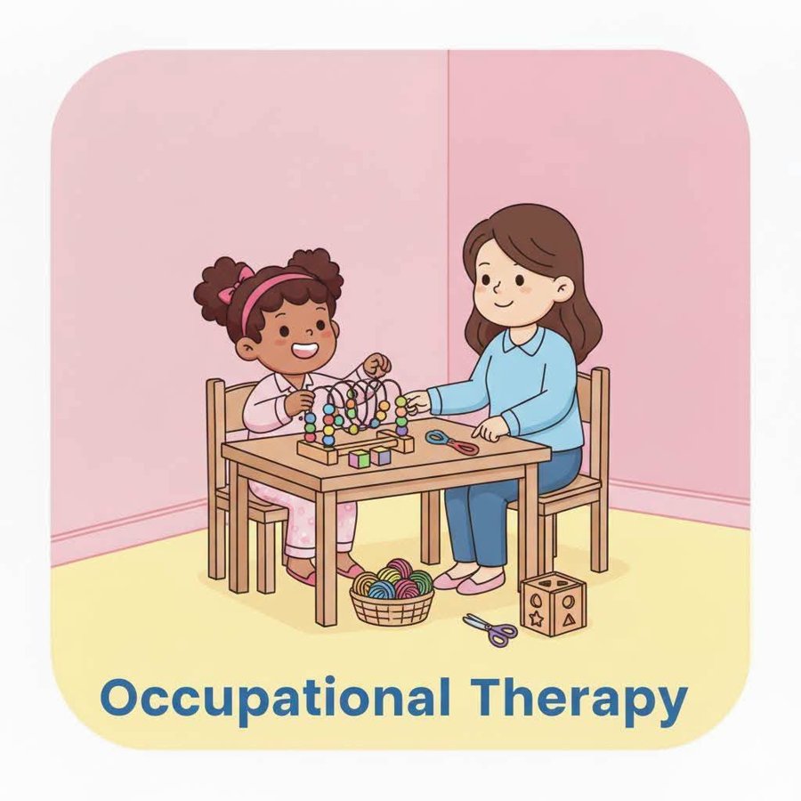Visual schedule card: Occupational Therapy