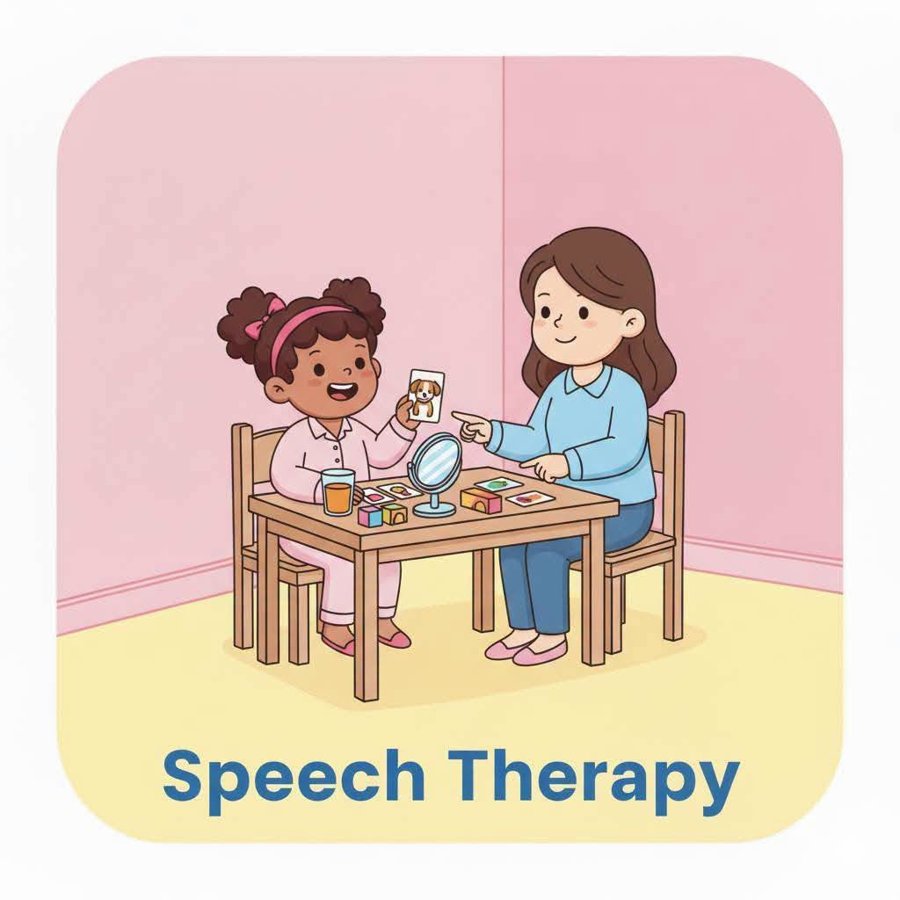 Visual schedule card: Speech Therapy